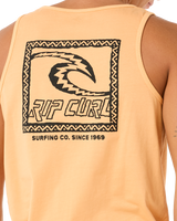 The Rip Curl Mens Raw Energy Trad Vest in Mandarin Zest