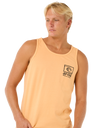 The Rip Curl Mens Raw Energy Trad Vest in Mandarin Zest