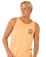 The Rip Curl Mens Raw Energy Trad Vest in Mandarin Zest