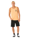 The Rip Curl Mens Raw Energy Trad Vest in Mandarin Zest