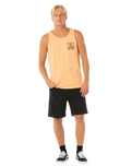 The Rip Curl Mens Raw Energy Trad Vest in Mandarin Zest