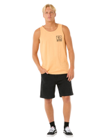 The Rip Curl Mens Raw Energy Trad Vest in Mandarin Zest