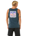 The Rip Curl Mens Raw Energy Trad Vest in Dark Navy