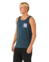 The Rip Curl Mens Raw Energy Trad Vest in Dark Navy