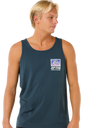 The Rip Curl Mens Raw Energy Trad Vest in Dark Navy