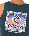 The Rip Curl Mens Raw Energy Trad Vest in Dark Navy
