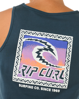 The Rip Curl Mens Raw Energy Trad Vest in Dark Navy