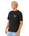 The Rip Curl Mens Pro 25 Event T-Shirt in Black