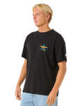 The Rip Curl Mens Pro 25 Event T-Shirt in Black