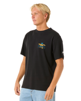 The Rip Curl Mens Pro 25 Event T-Shirt in Black