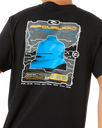 The Rip Curl Mens Pro 25 Event T-Shirt in Black