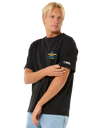 The Rip Curl Mens Pro 25 Event T-Shirt in Black