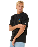 The Rip Curl Mens Pro 25 Event T-Shirt in Black