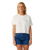 The Rip Curl Womens Swell Crop T-Shirt in Bone