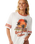 The Rip Curl Womens Surf Culture Crop Oversize T-Shirt in Bone