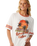 The Rip Curl Womens Surf Culture Crop Oversize T-Shirt in Bone