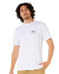 The Rip Curl Mens Cody Welsh T-Shirt in White