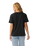 The Rip Curl Womens Wave T-Shirt in Washed Black