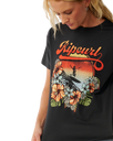The Rip Curl Womens Wave T-Shirt in Washed Black