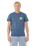 The Rip Curl Mens Wettie Icon T-Shirt in Light Navy