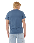 The Rip Curl Mens Wettie Icon T-Shirt in Light Navy