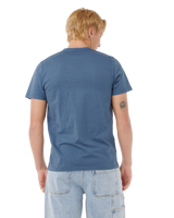 The Rip Curl Mens Wettie Icon T-Shirt in Light Navy