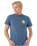 The Rip Curl Mens Wettie Icon T-Shirt in Light Navy
