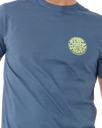The Rip Curl Mens Wettie Icon T-Shirt in Light Navy