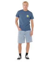 The Rip Curl Mens Wettie Icon T-Shirt in Light Navy
