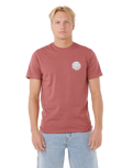 The Rip Curl Mens Wettie Icon T-Shirt in Applebutter