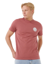 The Rip Curl Mens Wettie Icon T-Shirt in Applebutter