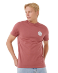 The Rip Curl Mens Wettie Icon T-Shirt in Applebutter