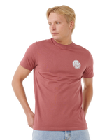 The Rip Curl Mens Wettie Icon T-Shirt in Applebutter
