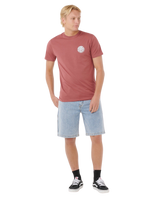 The Rip Curl Mens Wettie Icon T-Shirt in Applebutter