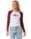 Island Dreams Raglan Long Sleeve T-Shirt in White
