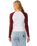 Island Dreams Raglan Long Sleeve T-Shirt in White