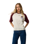 The Rip Curl Womens Surf The World Oversize T-Shirt in Bone