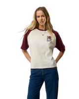 The Rip Curl Womens Surf The World Oversize T-Shirt in Bone