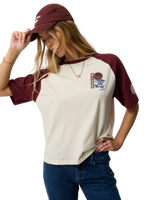 The Rip Curl Womens Surf The World Oversize T-Shirt in Bone