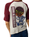 The Rip Curl Womens Surf The World Oversize T-Shirt in Bone