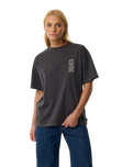 Search Series Oversized T-Shirt in Washed Black