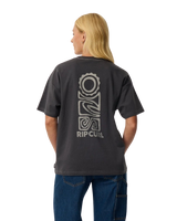 Search Series Oversized T-Shirt in Washed Black