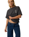 Search Series Oversized T-Shirt in Washed Black