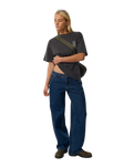 Search Series Oversized T-Shirt in Washed Black