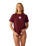 The Rip Curl Womens Icons Of Surf T-Shirt in Dark Plum