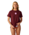 The Rip Curl Womens Icons Of Surf T-Shirt in Dark Plum