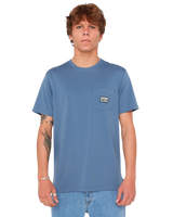 Sportline Badge T-Shirt in Bluefin