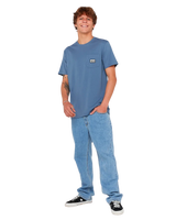 Sportline Badge T-Shirt in Bluefin