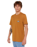 Sportline Badge T-Shirt in Bronze