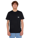 The Rip Curl Mens Sportline Badge T-Shirt in Black